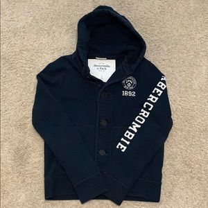 Abercrombie & Fitch Button-Up Sweatshirt